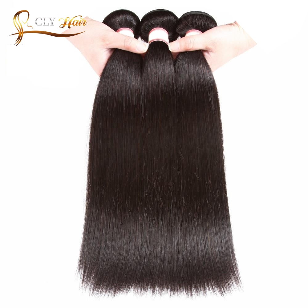 Cheveux Brésilien lisse 3 boules avec closure