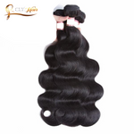 Cheveux Brésiliens ondulés 4 boules avec lace frontal